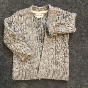 Girls Cat & Jack cable knit cardigan